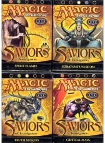 Magic the Gathering - Saviors of Kamigawa Theme Deck Set of 4 [Toy]
