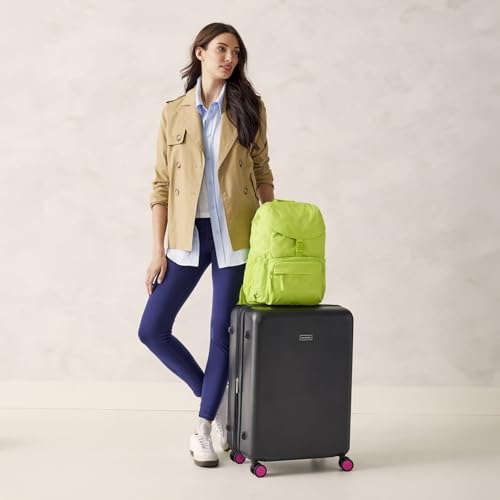 Image of Vera Bradley Women's Ripstop Berkhill Backpack, Lime Green, One Size