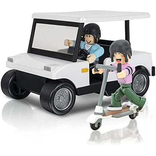 Roblox Celebrity Collection - Brookhaven: Golf Cart Deluxe Vehicle [Includes Exclusive Virtual Item]