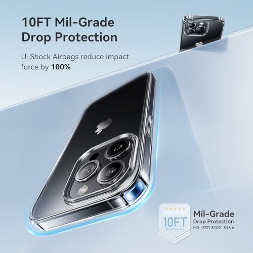 CASEKOO Crystal Clear Designed for iPhone 12 Pro Max Case, [Not Yellowing] [Military Grade Drop Tested] Shockproof Protective Phone Case Slim Thin Cover 5G 6.7 inch 2020, Clear