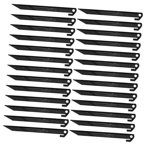 SUPVOX 50pcs Heavy Duty Plastic Tent Pegs Camping Stakes for Secure Ground Hold for Tents and Outdoor Activities Lightweight and Portable Gardening Accessories