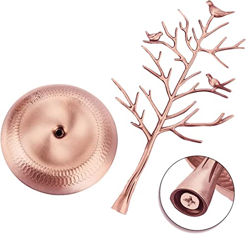 Autodeco 2 Pcs Retro Jewelry Tree Organizer For Necklaces And Earrings Ring Tree Holder Display Jewelry Tower Tree Great Gift For Women Girl Bronze #TOP6