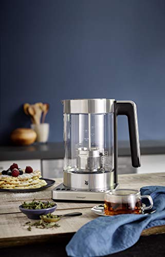WMF Lono 04.1316.0011 - Tetera eléctrica (1,7 L, 3000 W, Negro, Acero inoxidable, Transparente, Ajustes de termostato… - Imagen 5