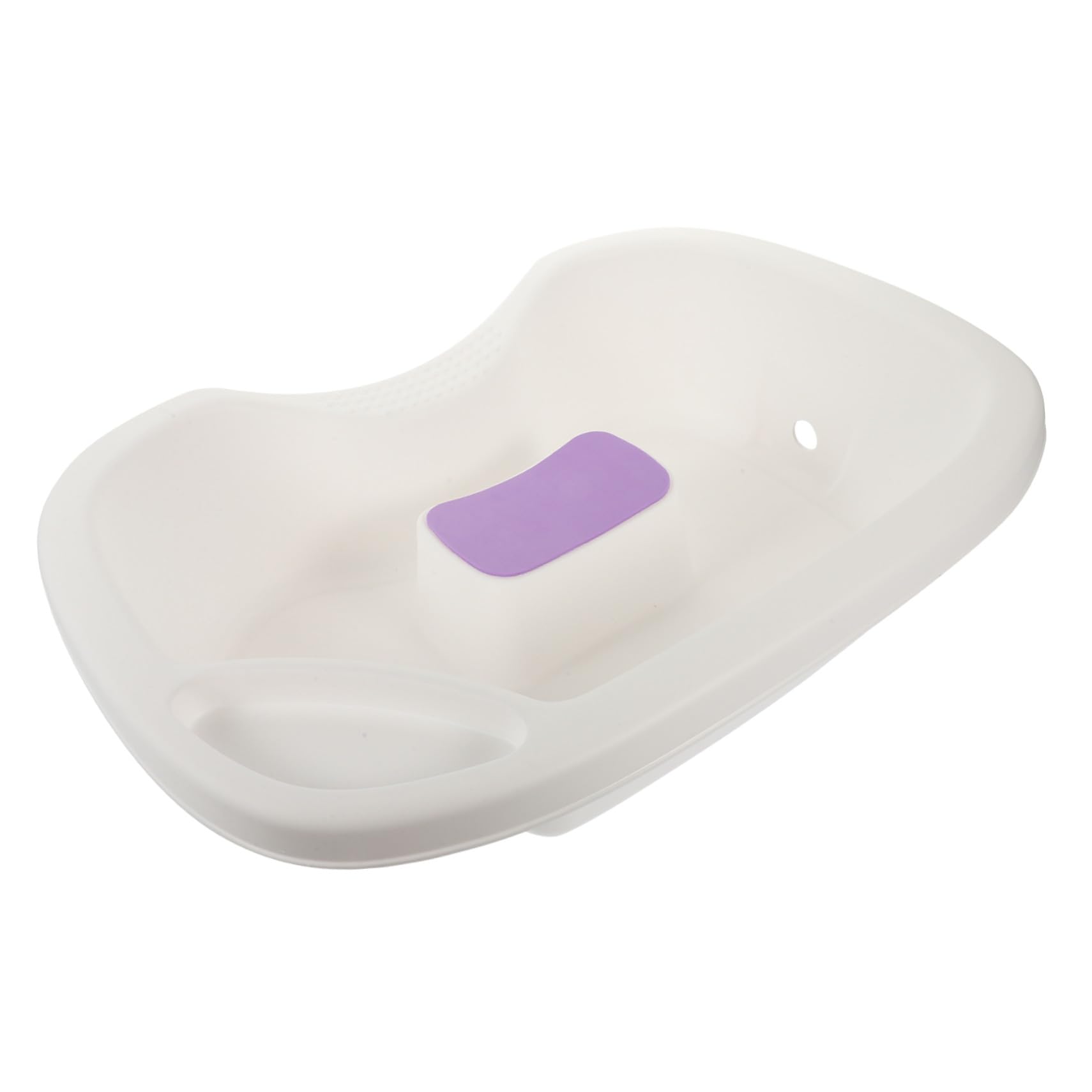 Homoyoyo Ergonomisches Haarwaschbecken Geeignet zum Liegen für Zuhause aus Kunststoff mit Praktischem Ablauf für Ältere Menschen und Schwangere