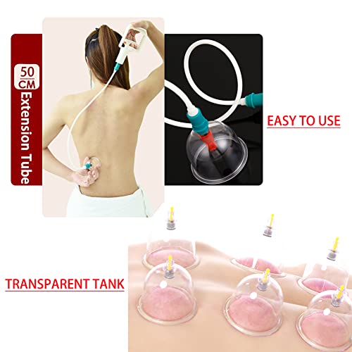 26 Cupping Set Biomagnetic Traditional Professional Chinese Therapy Massage Cups Set Family Pull Out Kit Vacuum Cupping / Chinese Massage Hijama Suction (12)