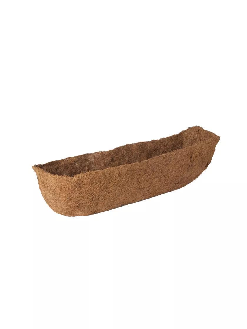 Muddy Hands Trough Wall Basket Coco Liner Pre Formed Coir Fibre Garden Replacement Planter Insert (1, 30" (75cm))