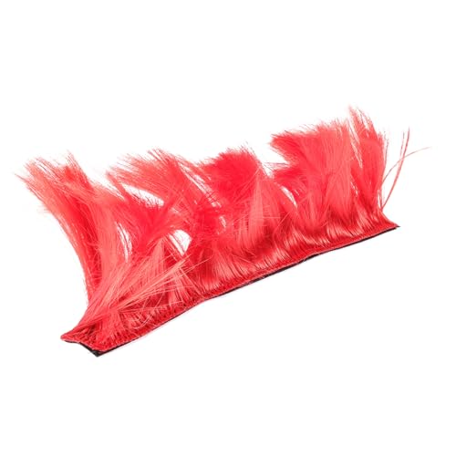 Peluca roja para casco de motocicleta que evita el diseño aburrido