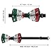 HEBVASS Fashion Butterfly Bow Tie for Teens & Adults, Pre-Tied Adjustable School Uniform Rave Party Creative Decoration, Mexico Mexican National Flag Abstract Polygon Bowtie