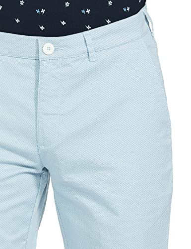 Image of Colorplus Men's Cotton Blend Print Pattern Contemporary Fit Flat Front Casual Trouser