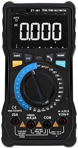 Preisvergleich Produktbild Hochpräzisions-Digitalanzeige Universal-Messgerät, mit Taschenlampe, Spannung und Temperatur Drei-Anzeige, zur Messung Temperatur, Kapazität tsdhjk