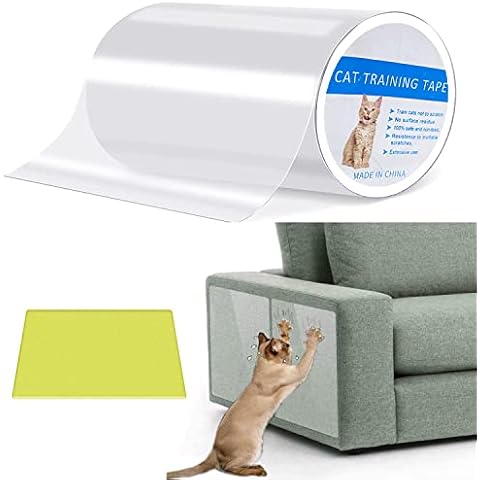 Katze Kratzschutz 20x500cm, Kratzschutz Trainingsklebeband Möbelschutz Anti Kratz Folie Cover