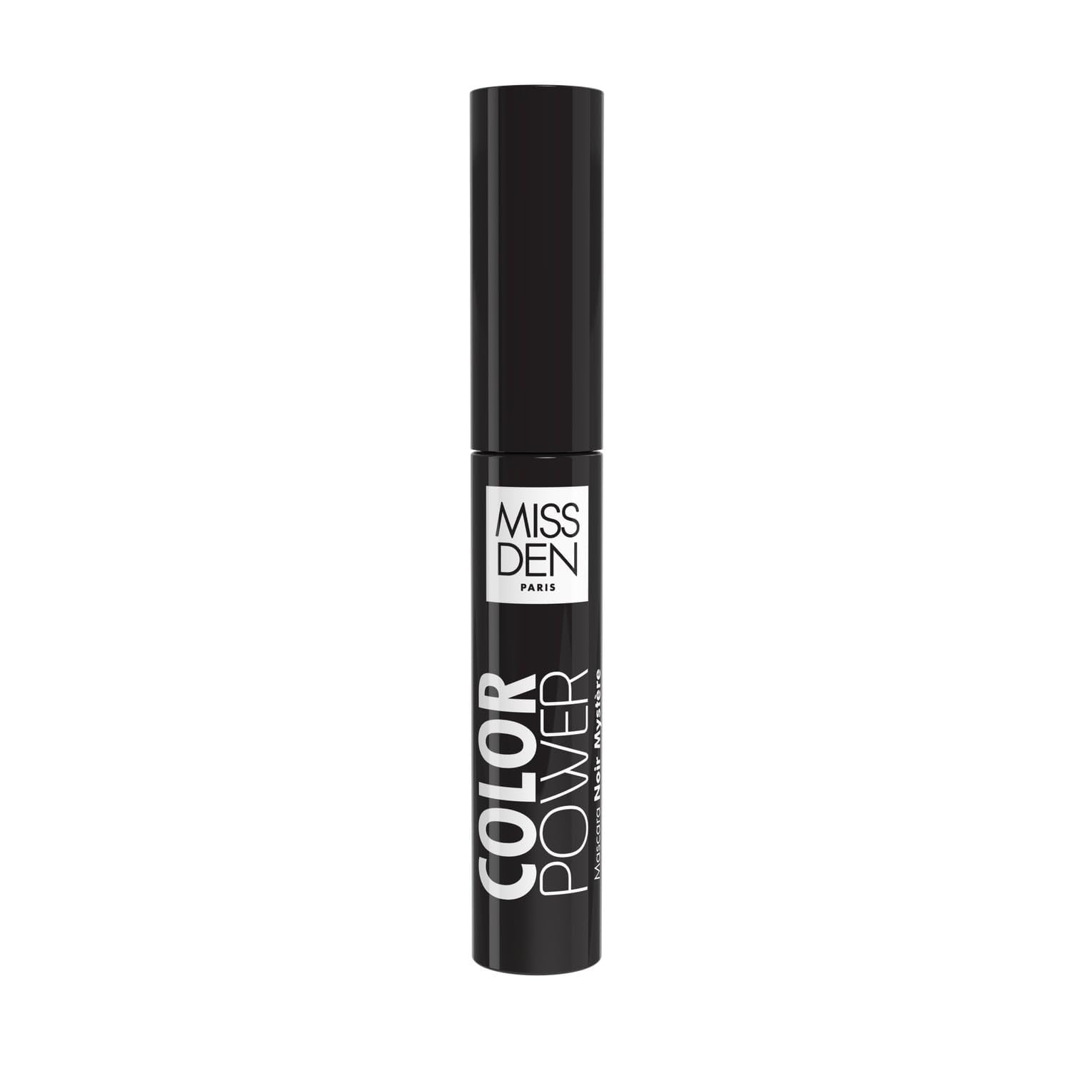 MISS DEN Mascara Noir Mystère - Volume et Couleur Intense pour Cils - Format 8 ml - Fabriqué en France - Lot de 3