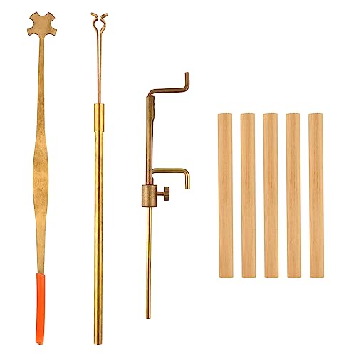 Violin Luthier Tool Kit - Install & Repair Set, Includes S Style Sound Post Setter, 5 Pcs Violin...