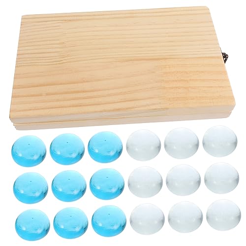 LIOOBO 1 Set Mancala Saving Design for Adults Enhances Critical Thinking Memory Skills Travel Plaything with Locking Storage