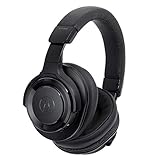 Audio-Technica ATH-WS990BT Solid Bass Bluetooth Wireless Over-Ear Headphones with Built-In Mic &...