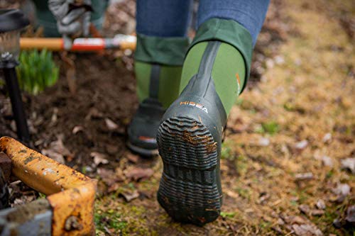 ▷ HISEA Botas de lluvia de tobillo botas de jardín impermeables bo