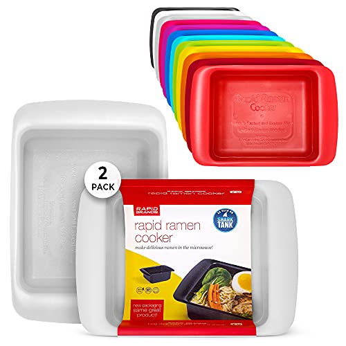 Rapid Ramen Cooker 2-Pack, Microwave BPA-Free Cookware