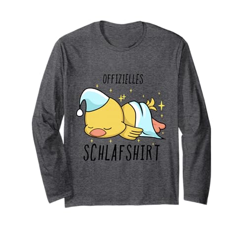 Ente Pyjama Schlafanzug Langarmshirt