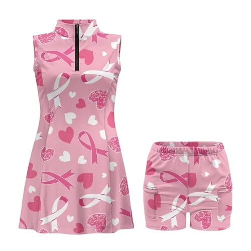 2025 Tennis Dress for Women Santa Claus Soft 1/2 Zip Up Tennis Golf Shirts Dresses XS-2XL4