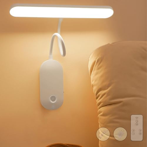 Luz de pared LED sin cables para eliminar sombras al leer en el salón con aplique giratorio 360