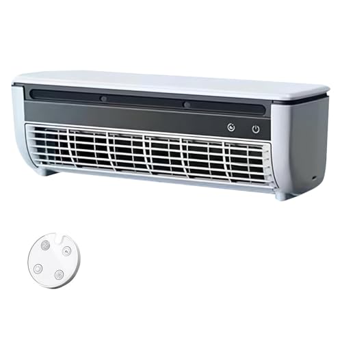 Mini climatiseur mural 6000 mAh : ventilateur AC portable sans conduit à 3 vitesses pour chambre