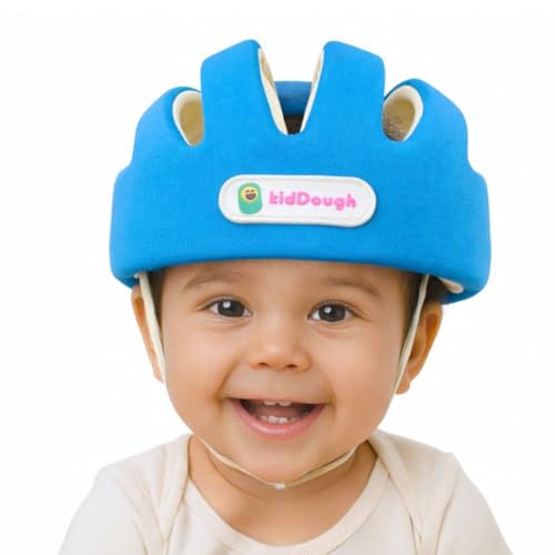 Image of Kiddough Premium Head Protector for Baby Safety | 6 Months - 4 Years | Proper Air Ventilation for Kids and Toddlers | Secure, Fit & Comfort Lightweighted Helmet