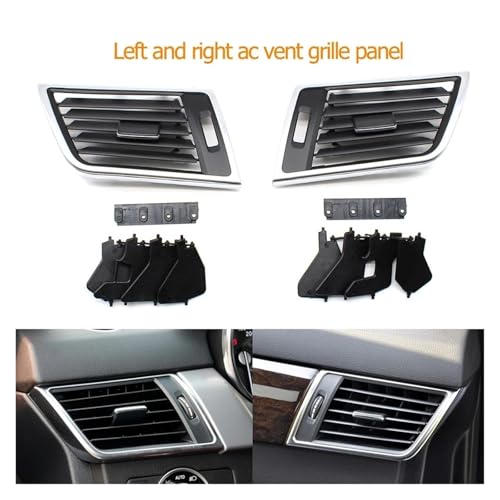 Ventilación delantera Benz W166 para regular flujo aire acondicionado ML GL izquierdo 5