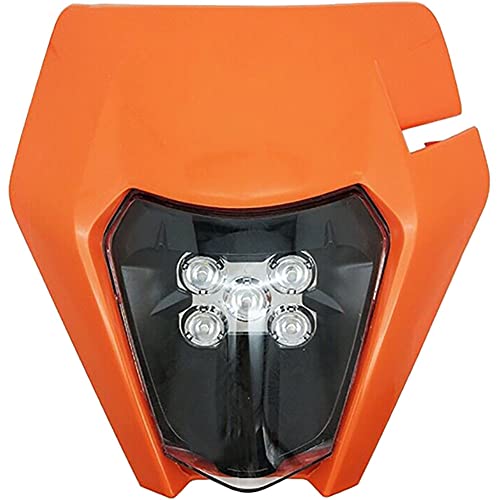 Pevolgen Dirt Bike Motorcycle 6000K LED Headlight Head Light Lamp for KTM SX SXF EXC XC XCF XCW 250 300 350 450 Enduro Supermoto