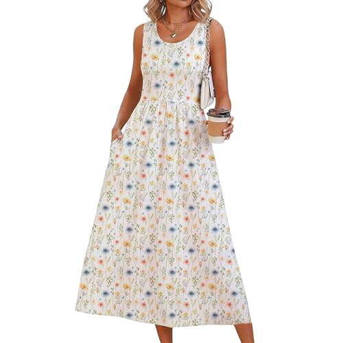 Robe décontractée fluide pour femme vêtement d'été taille standard