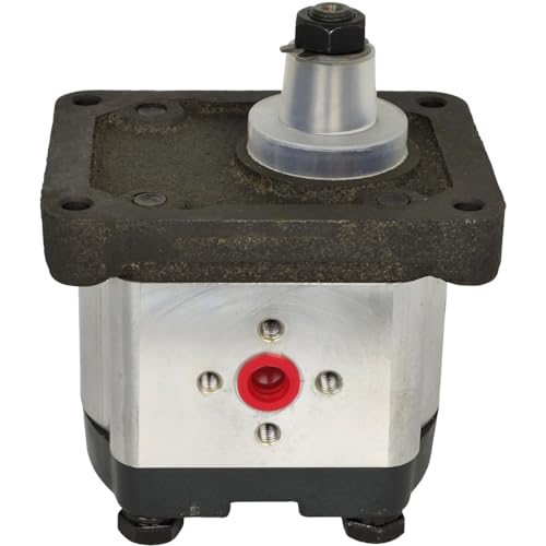 Image of XYZIL Hydraulic Pump 5129481 5179724 3539857M91 Compatible with Massey Ferguson 174 184 194 273 274 283 284 293 294S 353 363 373 377 383 387 393 397 Tractor Clockwise Right Rotation