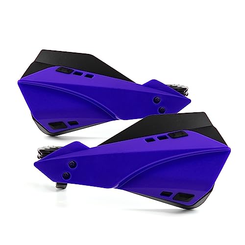 Protection mains poignée pour moto dirt bike bleu et protège mains motocross quad