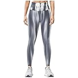 Genérico Jogging Mujer sin costuras Tie Dye de alta cintura Yoga Capri Figura Mejorada Cómodo Ropa Exterior Cómodo Ligero para Entrenamiento Casual, gris, L
