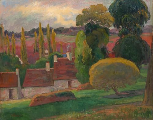 Toile Paul Gauguin une Ferme en Bretagne pour Rompre la Monotonie d'un Bureau