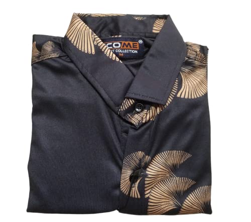 Image of mahek Fashion Printed Half Sleeve Lycra Shirt for Men