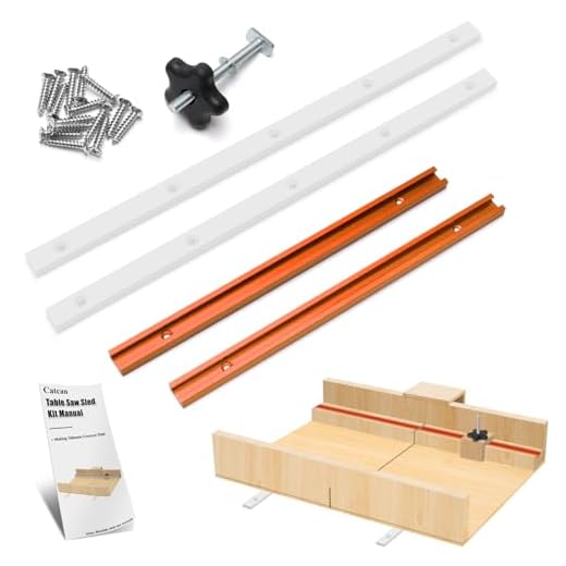 Crosscut Sled Kit with Aluminum T-Track