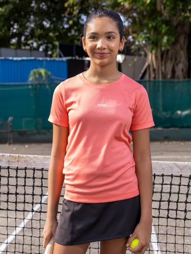 Image of mackly Kids Unisex Round Neck Sports T-Shirt | Soft, Breathable Activewear for Boys & Girls, Perfect for Sports & Play