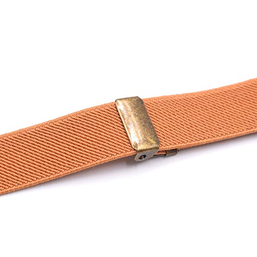 Childrens Suspenders And Bow Tie Sets Tuxedo Braces With Leather And Bronze Clips Adjustable Suspender For Boys Girls Kids #TOP5