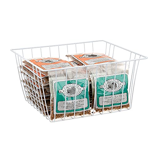 Y.Z.Bros Freezer Storage Organizer Baskets, Household Refrigerator Chest Organization with Built-in Handles for Cabinets, Pantry, Closets, Bedrooms - Thumbnail 2