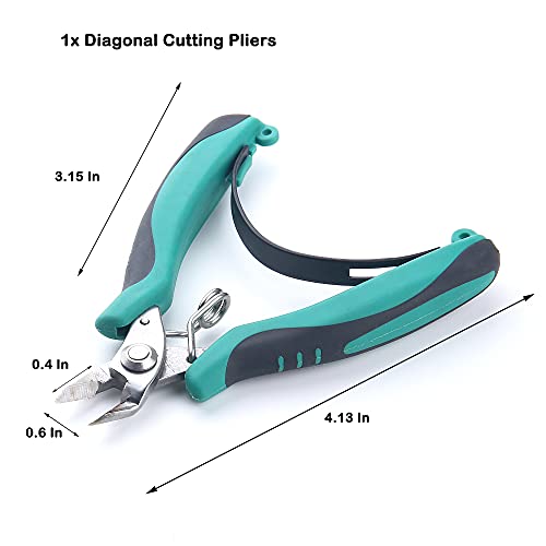 5 Pcs Mini Pliers Set Hand Tools Included Needle Nose Pliers Wire Cutters Chain Nose Pliers Bent Nose Pliers Round Nose Pliers #TOP1