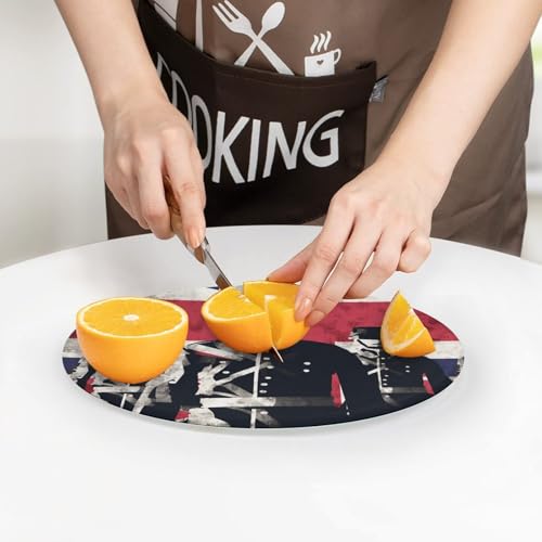 Planche à découper de comptoir en verre durable résistante aux rayures - 8