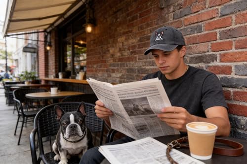 Image of Dog Lover Hat for Men Women, Dog Owner Gift Baseball Cap | Everyday Casual Style, Premium Embroidery, Breathable Cotton Fabric, One Size Adjustable Fit