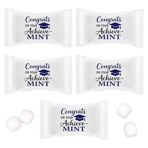 2026 Blue Graduation Buttermints 100 Pack