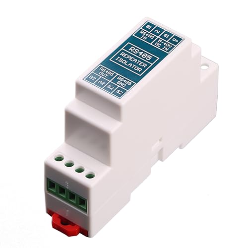 RS485 Repeater Sharer Distributor Hub RS485 Signal Extension Amplification Photoelectric Isolation Anti-Interference (512Kbps)