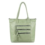 VIELSEITIG & GROß: ca.: 39x34x13 cm (BxHxT) DIN-A4-tauglich, ideal für Reise, Schule, Uni oder als Bürotasche, Tragbarkeit: Handtasche, Schultertasche, Tragbarkeit: Schultertasche, Handtasche, Henkeltasche, Doppeltes Henkel ca. 53 cm Lang + Umhängegurt Länge ca. 130 cm, abnehmbar und verstellbar