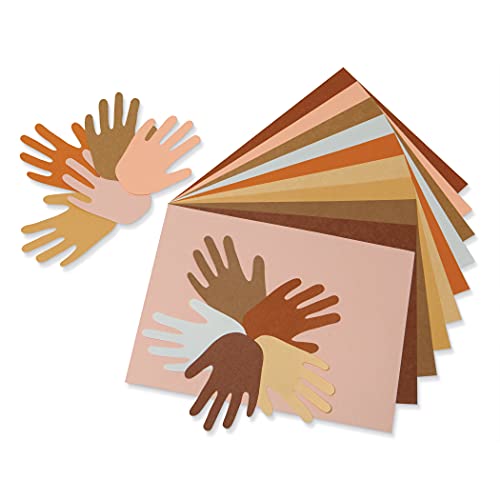 Papier de construction multiculturel SunWorks 5 nuances de tons de peau