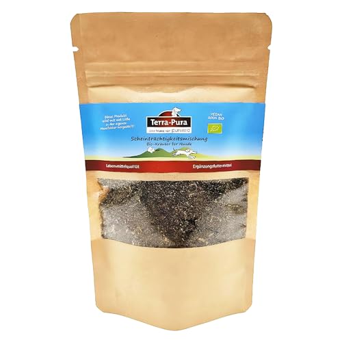 Bio-Kräutermischung für Hunde und Katzen,Scheinträchtigkeitsmischung, Bio-Kräuterkur, 60 g