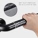 L-Shaped Shower Grab Bars,Stainless Steel 30-70cm Safety Handrail Support Rod,Toilet Handle,Suitable for Elderly Disabled and Pregnant Women (Color : Black, Size : 40cm)