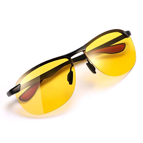 Image of YIMI Men's Semi-Rimless Sunglasses (Pack of 1)