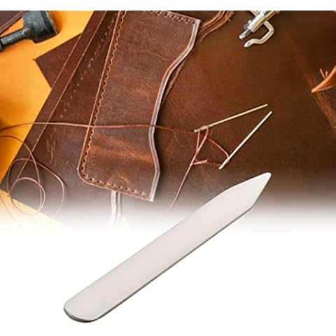 Bonefolder Leder Werkzeug, Haofy Knochenordner DIY Buchbinder, Lederhandwerk Knochenwerkzeug für Papierhandwerk/Buchbinden/Kartenherstellung/Lederverarbeitung, Zum Ritzen Falten Rillen Polieren Cover
