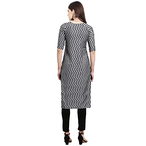 Image of Pinkmint Women's Crepe Digital Print Straight Kurta